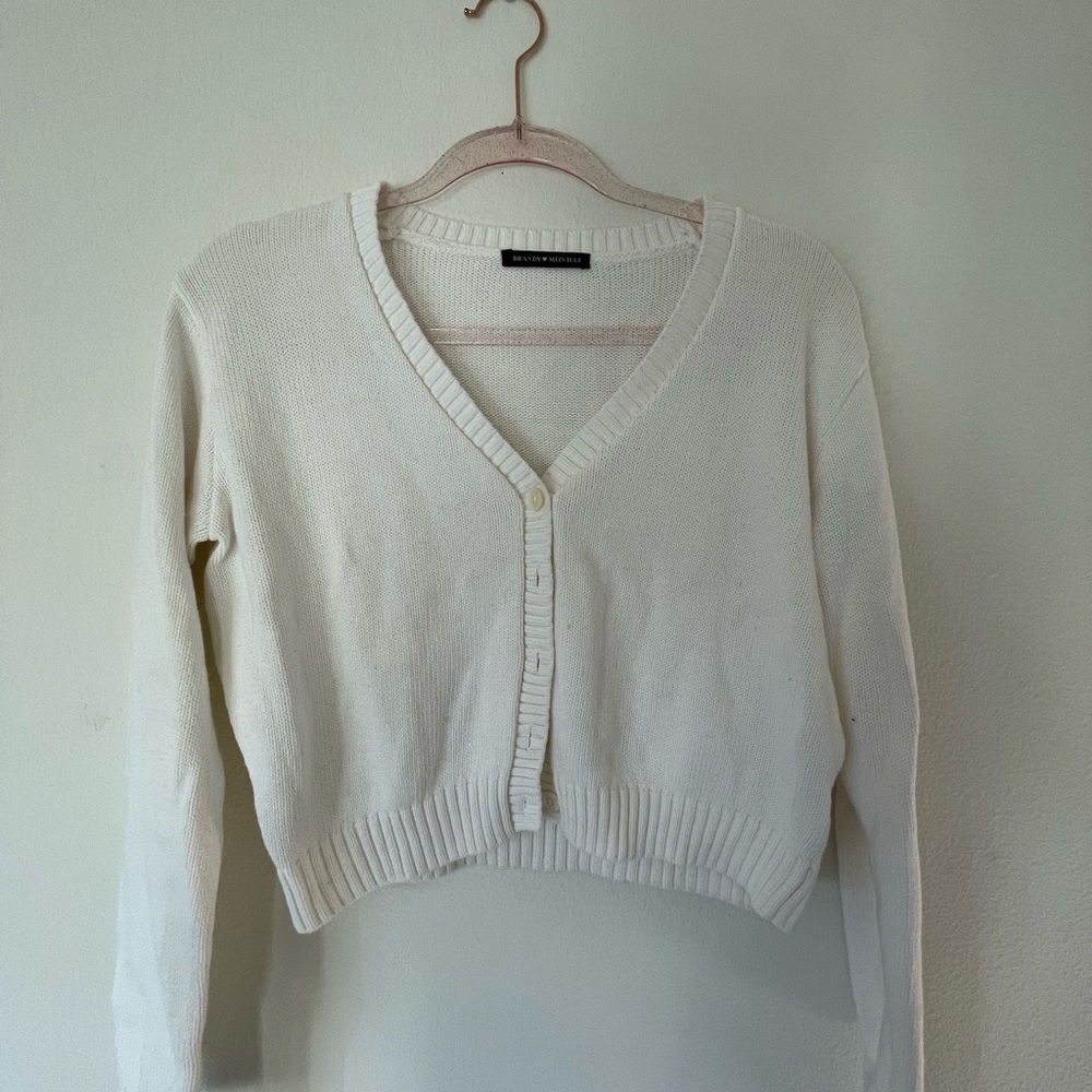 Brandy Melville White Cardigan
